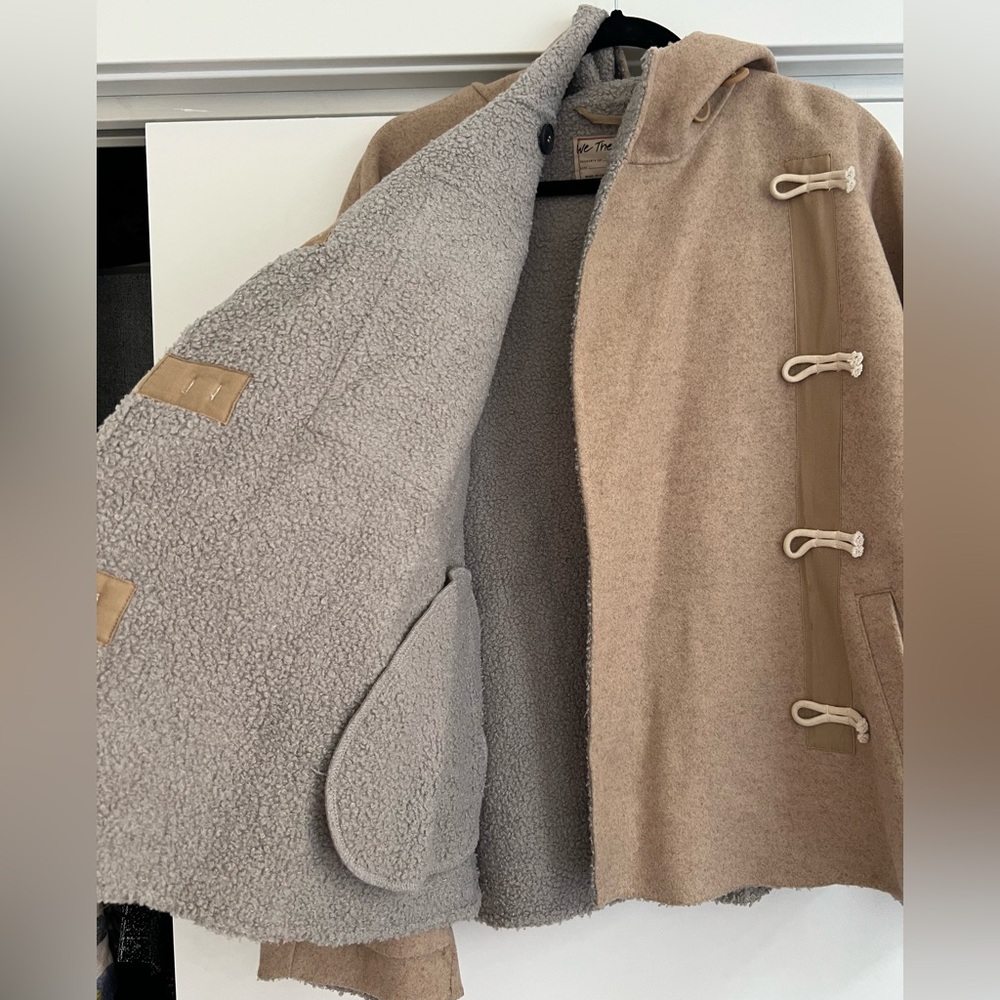 Free People Slouchy Hooded Duffle Jacket - Picture 8 of 12